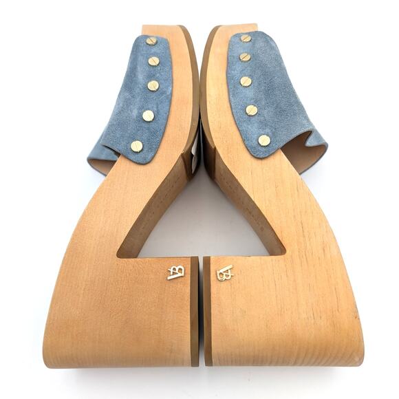 Veronica Beard Hannalee Platform Suede Clog Sandals Women's US10.5M EU41 - Picture 10 of 11